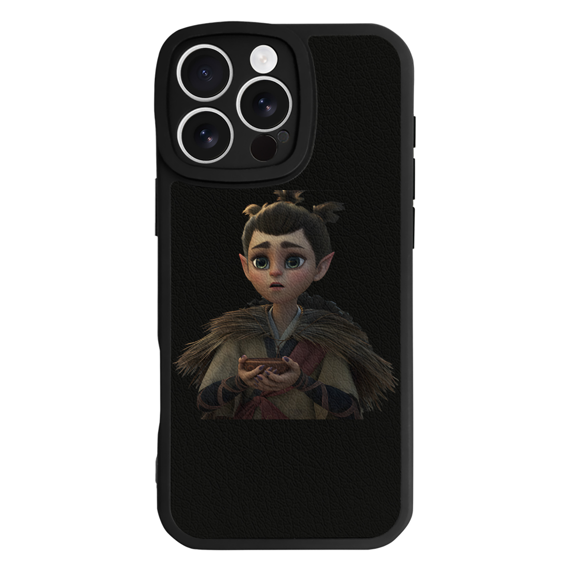 （画像用） Ne Zha 2 ナタ 魔童の大暴れ 【iPhone 16シリーズ対応】シリコンスマホケース（レザー調） 材質：シリコン